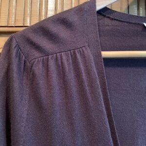 Y2K Soft Girl Deep V Angora Cashmere Cardigan 🤎 Vintage Hong Kong • Size L